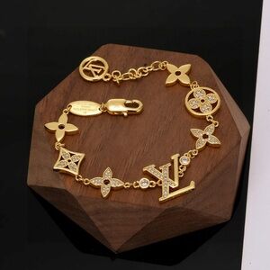 Louis Vuitton Gold Iconic Charm Bracelet